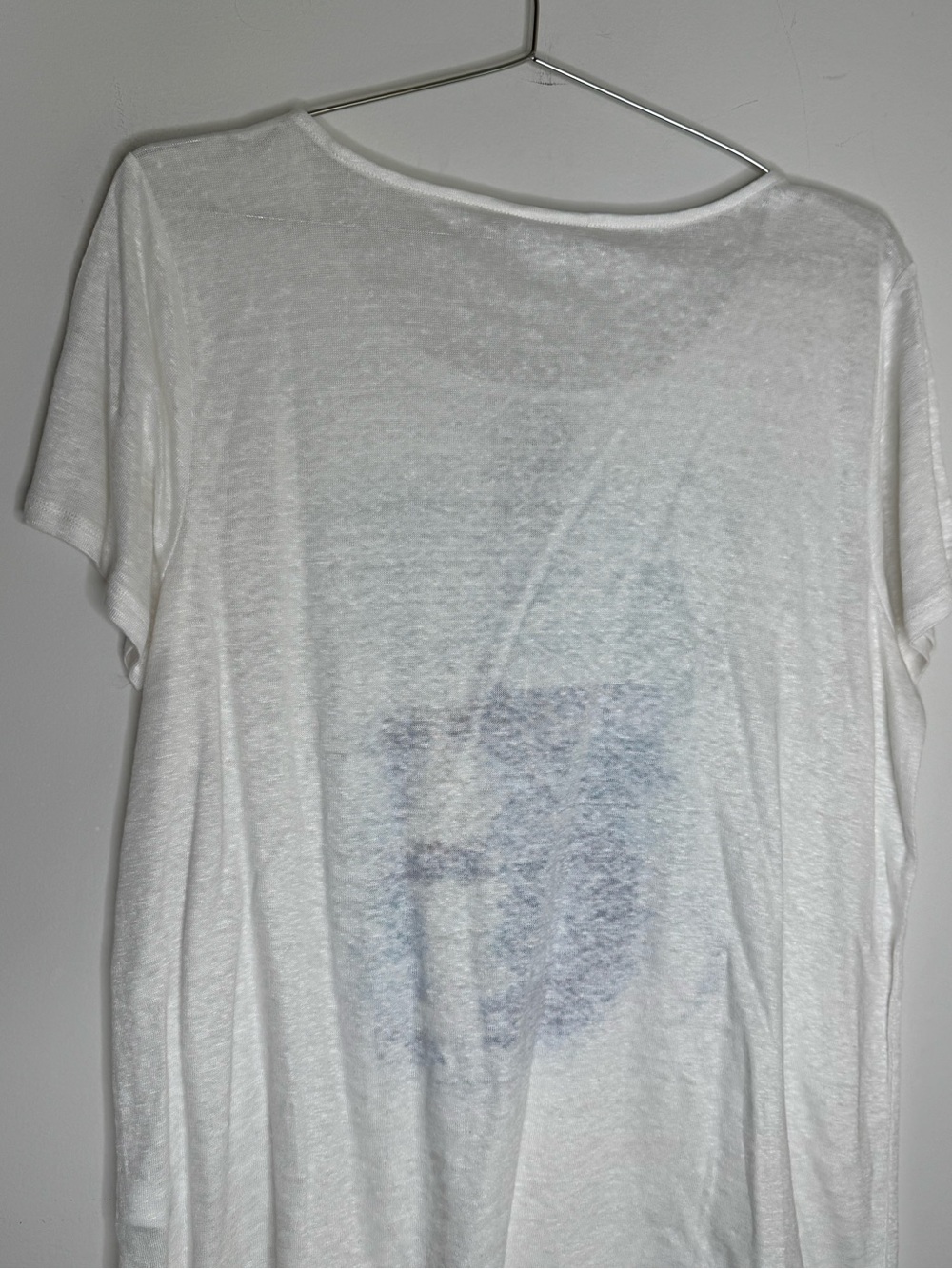 J Jill Love Linen Size Large Short Sleeve Sailboat Graphic T Shirt Top New NWT - Picture 6 of 6